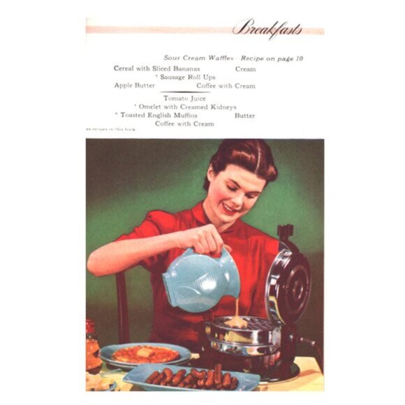 Mid-Century Baking Charm Androck Sifter 1940s Recipe Book Set Vintage Kitchen - Picture 11 of 13